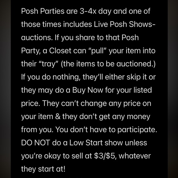 New Posher Posh Party Live Poshmark Sharing Tips Sunshine 💜☀️💜 - Picture 3 of 7